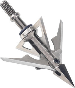 HT Factory - Puntas <span class=keywords><strong>de</strong></span> <span class=keywords><strong>Caza</strong></span> Personalizadas al por <span class=keywords><strong>Mayor</strong></span>, 100/125 Granos, Acero Inoxidable, para Ballesta y Arco Recurvo - Product Image 4