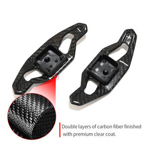 Changement de vitesse en Fiber de carbone, 1 pièce, couverture de changement de vitesse, pour Audi A6 S6 RS6 C8 4K 2019 2020 2021 - Product Image 2