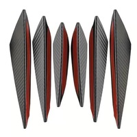 6 pièces/lot, becquet avant universel, diffuseur Nivus, séparateur, ailerons, spoiler de carrosserie, canards, pare-chocs, élargisseurs d'ailes, tuning automobile