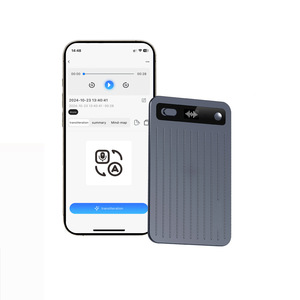 Registratore Vocale AI Ultra Sottile da 64GB con Custodia, Registratore Vocale Digitale Intelligente AI con App, Registrazione <span class=keywords><strong>Audio</strong></span> Magnetica per Riunioni - Product Image 5