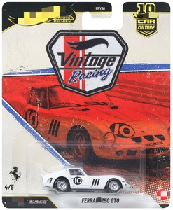 Hot Wheels GOLD LABEL PREMIUM Car Culture Vintage Racing Ferraris <span class=keywords><strong>250</strong></span> <span class=keywords><strong>GTO</strong></span> 1/64 Scale Alloy Car Toy Factory sealed 10PCS/BOX - Product Image 1