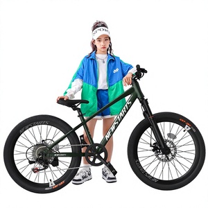 Bicicleta Infantil Little Explorer para Niños y Niñas de 8 a 18 Años, Cuadro de Aleación de Aluminio, Frenos de Disco Dobles, Horquilla con Suspensión, Bicicleta de Montaña - Product Image 1