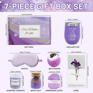 Nuovo Design Lussuoso Set Regalo Personalizzabile <span class=keywords><strong>per</strong></span> la Festa della Mamma e Matrimoni, Set Spa con Bombe da Bagno <span class=keywords><strong>per</strong></span> Donne - Product Image 2