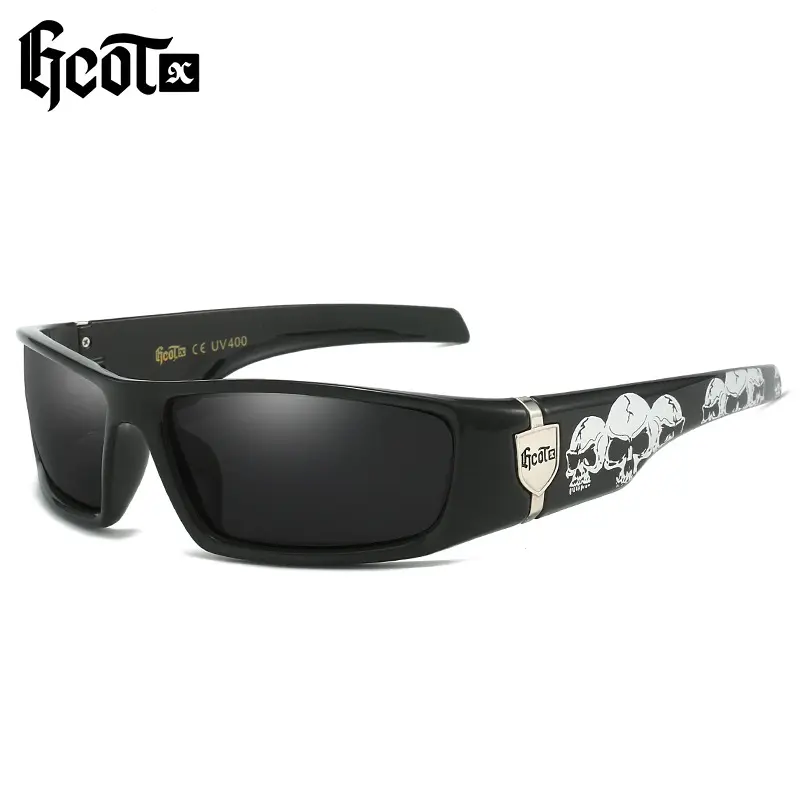 GCOTX casinò alla moda moto stile Gangster Hip Hop occhiali da sole 2024 nuova moda costa occidentale occhiali da sole polarizzati per gli uomini G613