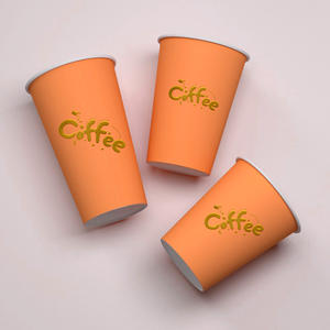 LOKYO Biodegradable Pla vasos para cafe desechables con tapa 8oz 16oz té de burbujas personalizado taza de papel de café de una sola pared - Product Image 6