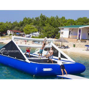 ספורט מים מתנפחים כדורעף תחרות מקום כדורעף מגרש כדורעף טרמפולינה עם רשת - Product Image 5