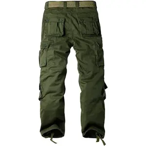 HCSF pantaloni da lavoro Unisex in cotone 100% di alta qualità abbigliamento da uomo con 8 tasche pantaloni da lavoro di alta qualità