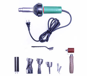 2024 nuevo 1600W soplete de soldadura de PVC de aire caliente con pantalla Digital temperatura soldador de plástico <span class=keywords><strong>pistola</strong></span> de soldadura - Product Image 1