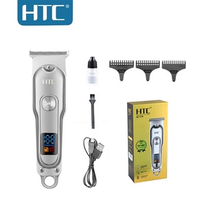 Tondeuse à cheveux portable HTC AT-179 pour bébé, corps entièrement métallique, coupe de cheveux zéro, tondeuse à cheveux professionnelle - Product Image 5