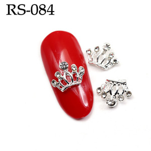 Paso Sico Estilo Japonés, Novedad para Celebridades de Internet, Adorno de Uñas de Aleación con Zirconia y Diamantes, Venta al por Mayor, DIY, Corona, Diamantes de Imitación, Pegatina para Uñas - Product Image 4