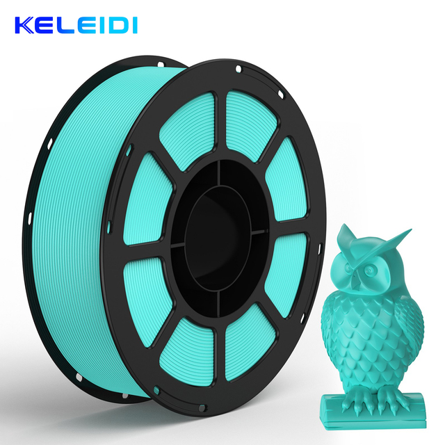 KELEIDI 3D Printer 1.75mm Filament 1kg Multiple Colors PETG 240℃ for 3D Printing Lemon Green