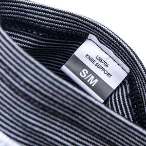 Disesuaikan bernapas elastis Sport lengan lutut penjaga tinggi elastis kompresi Polyester penyangga lutut - Product Image 3