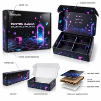Boîte d'expédition personnalisée brillante en carton ondulé E-Flute pour déballage de jeux