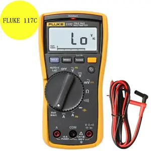 Multimeter fluke 117 true rms multimeter, Multimeter cerdas AC/DC True kualitas tinggi kelas industri