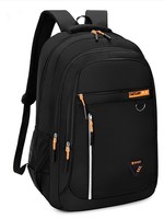 Nouveau Sac à Dos en Toile Grande Capacité pour Homme, Bretelles à Coussin d'Air, Multi-couches, Décontracté, Résistant à l'Usure, pour Voyage et Ordinateur Portable