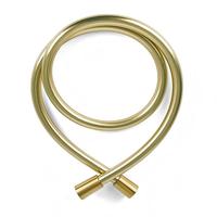 Tuyau de douche PEX doré avec corps flexible de qualité supérieure, conception anti-pli, tube renforcé et raccords en laiton résistants à la corrosion