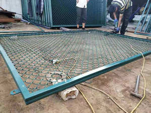 Clôture en treillis métallique pour cage <span class=keywords><strong>de</strong></span> football, basket-ball, tennis, terrain <span class=keywords><strong>de</strong></span> jeu scolaire, équipement sportif avec portails - Product Image 6