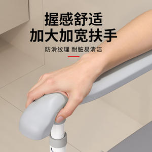 Rehausseur de toilettes pour personnes âgées, accoudoir de sécurité pour salle de bain de maternité, chaise de toilettes, aide à se lever, accoudoir domestique - Product Image 3