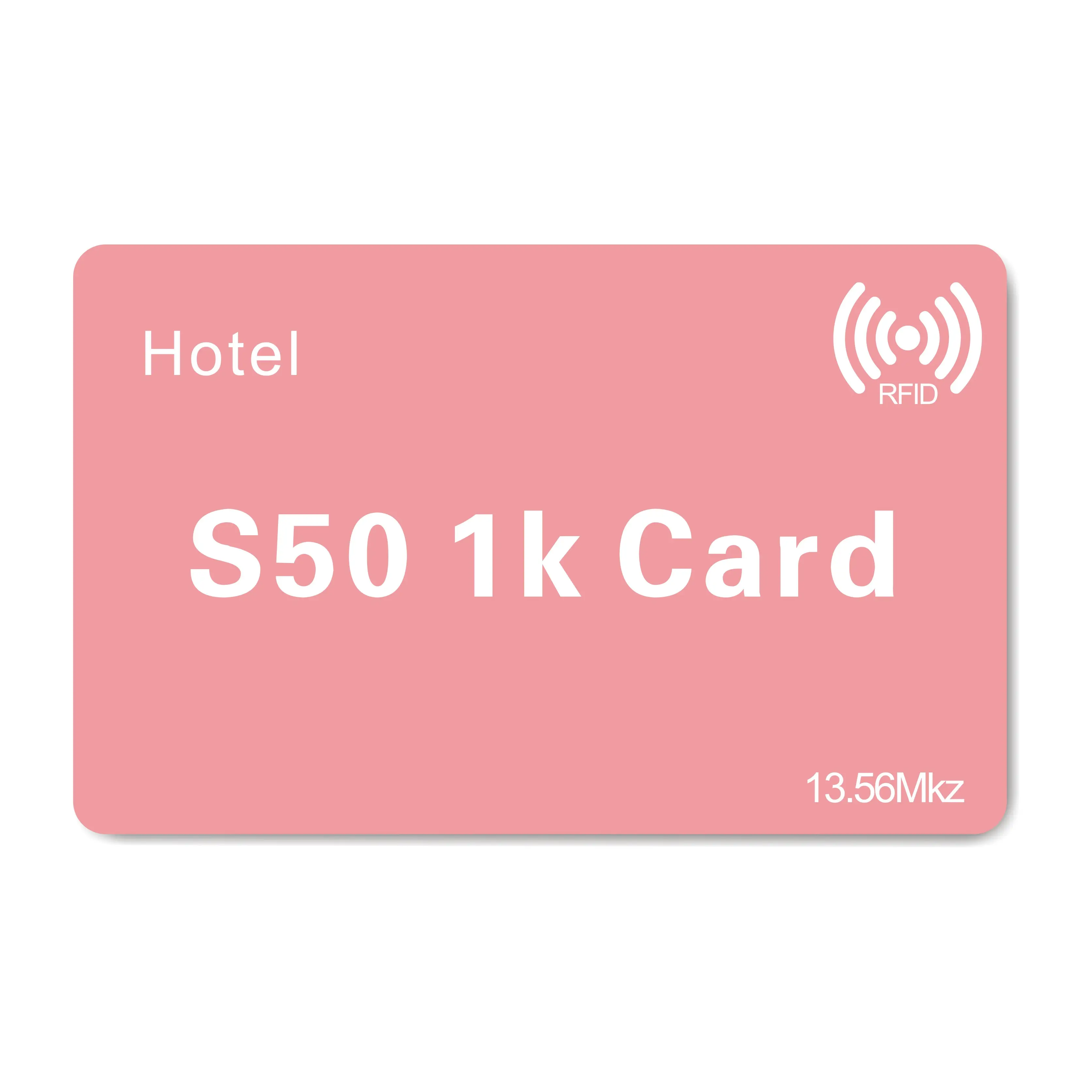 Yüksek kaliteli baskı Rfid otel anahtar kartı için VC/Salto/Betech/Kaba/Onity/Ving/Saflok otel kartı anahtar sistemi