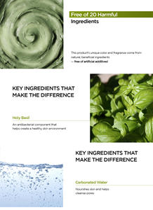 Organic Holy Basil 90g Bubble <span class=keywords><strong>Mask</strong></span> Dual Pore Brush Set Sem Sulfato de Limpeza Profunda Poros Blackhead Remover para Rosto Pele Poros - Product Image 3