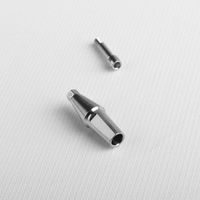 Conexión Cónica Interna de Dos Piezas CT/CTV para Abutment Recto 11 °   Cono Morse Hexagonal Interno Ti-6Al-4V ELI Compatible con Osstem