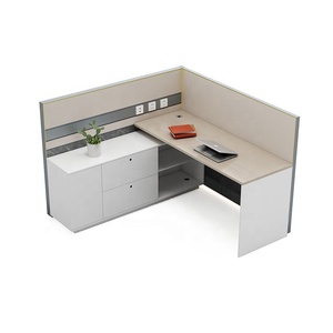 Bàn văn phòng di động máy trạm đôi cho trung tâm cuộc gọi - Product Image 3