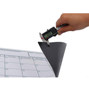 Feuille de cuisson magnétique souple imperméable à l'eau pour usage familial Tableau de conversion de mesure de cuisine Aimant de réfrigérateur Découpe personnalisée - Product Image 3