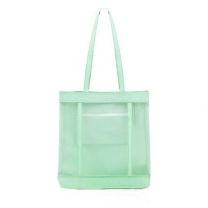 Bolso de mano de verano para mujer, de malla hueca, personalizado, de gran capacidad, de alta calidad, al por mayor - Product Image 3
