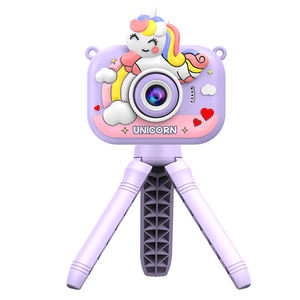 Cámara Infantil de Dibujos Animados Y6 con Cámaras Delantera y Trasera HD de 300,000 Píxeles, Pantalla de 2-3 Pulgadas, Grabación de Fotos y Vídeos, Compatible con Tarjetas SD, <span class=keywords><strong>Mini</strong></span> Cámara Digital - Product Image 1