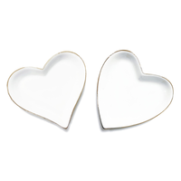 Nordique Simple nordique créatif Simple plateau de rangement en céramique Ins anneau plaque avec jante en or carré bijoux conteneur