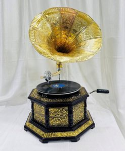 Tourne-disque Gramophone Original/Fonctionnel, Support de Disque 78 RPM en Céramique 8g Écologique de Haute Qualité, Design Coastal - Product Image 4