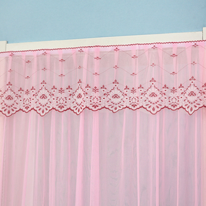 Tirai Pintu Anti Nyamuk Tulle Vintage Kustom, Benang Lembut Berkualitas Tinggi, Desain Lipit Magnetik, Cocok Semua Musim, Terpasang - Product Image 2