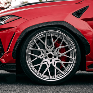 Jantes forgées Bku 2 pièces 5x130 pour <span class=keywords><strong>Lamborghini</strong></span> <span class=keywords><strong>Urus</strong></span> Revuelto Temerario Huracan, jantes en alliage brossé de luxe personnalisées de 21 et 22 pouces - Product Image 1