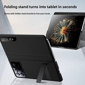 Applicable to Xiao mi Fold3 mobile phone case leather all-inclusive magnetic flip smart window <b>folding</b> <b>screen</b> mobile phonecase - Product Image 2