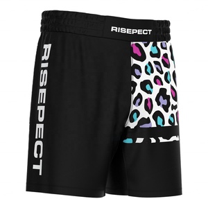 Shorts de Lucha Gladiador para Hombre, Cintura Alta, MMA, Nailon - Product Image 2