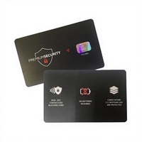 Bloqueur RFID de paiement personnalisé 13,56 MHz en PVC, taille carte de crédit CR80, anti-skimmer NFC