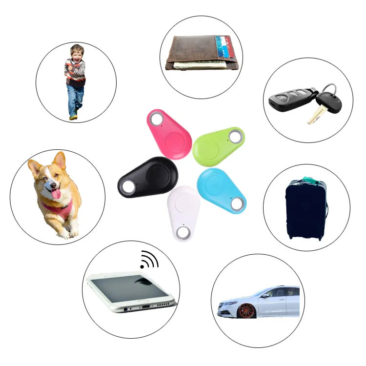 Anpassen des Logo Key Finder Drahtloses Anti-Diebstahl-Gerät Kinder tasche Pet Smart Tracker Itag für iPhone Android