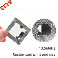 Autocollant NFC TAG213 personnalisé, imprimable, résistant aux intempéries, réinscriptible, anti-métal, 13,56 MHz, RFID, protocole ISO14443A, contrôle d'accès, en rouleau en vrac