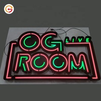 JAGUARSIGN Fabricante de Letreros de Neón Personalizados con Logotipo de Tienda, Letras de Neón LED para Exteriores, Letrero de Neón LED Personalizado con Carcasa de Acero Inoxidable