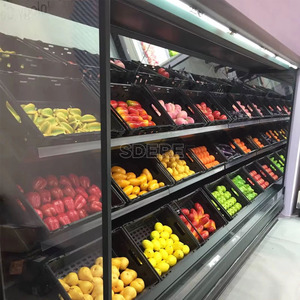 Supermercado Vertical Comercial Geladeira Aberta Exibição De Frutas Refrigerador De Vegetais - Product Image 4