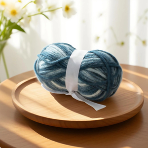 Crochet à Tricoter Chenille Chunky Big Ombre Fil à Tricoter Crochet Chaussette Fil à Tricoter - Product Image 4