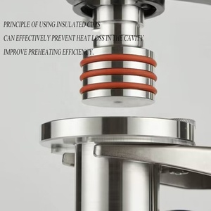 Máquina de café espresso con palanca Manual, máquina de café espresso de presión <span class=keywords><strong>variable</strong></span> profesional, cafetera portátil para acampar en casa - Product Image 5