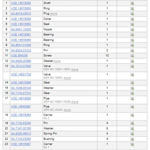 Caja de Engranajes de Giro para Excavadora Belparts 180blc, Reductor de Giro EC180blc EC180b, VOE 14515046 - Product Image 3