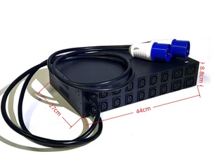 ATS PDU 16 C13 prese ingresso spina Dual-32A 230V RS485 comunicazione veloce 8ms commutazione 20 timer NTP supporto assistente domestico - Product Image 3