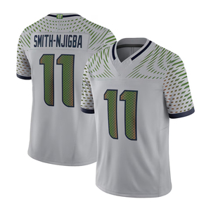Spedizione Rapida Maglia da Calcio Traspirante Seattle per Uomo 11 Jaxon Smith-Njigba 14 Sam Darnold 2025 Rivalities Game Cucita Sportiva - Product Image 3