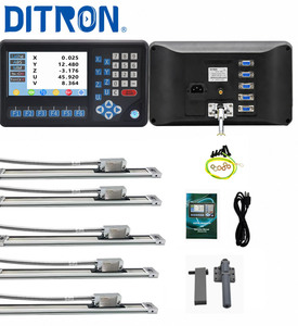 Ditron D80 Pantalla Digital LCD de <span class=keywords><strong>5</strong></span> Ejes con Escala Magnética DMA IP67 de 1um/5um para Torno Fresadora RPM OEM 15W - Product Image 1