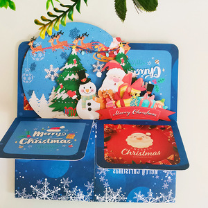 กล่องการ์ดอวยพรคริสต์มาสแบบกลวงรูป<span class=keywords><strong>ป๊</strong></span><span class=keywords><strong>อป</strong></span><span class=keywords><strong>อั</strong></span><span class=keywords><strong>พ</strong></span>ของ3D ซานตาคลอสปรับแต่งปาร์ตี้ได้ดีไซน์สามมิติที่สร้างสรรค์ในวัน<span class=keywords><strong>คริสต์มาส</strong></span>อีฟ - Product Image 4