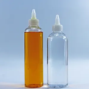250ml 300ml 8oz Dispensing Bottle Nozzle Applicator Bottle Squeeze Plastic Bottles For Hair Oil