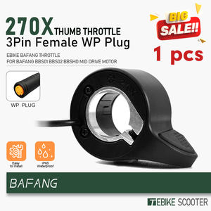 8FUN 270X Déclencheur d'accélérateur <span class=keywords><strong>de</strong></span> <span class=keywords><strong>pouce</strong></span> <span class=keywords><strong>de</strong></span> vélo électrique en plastique pour BBS01 BBS02 BBSHD Mid Motor Dc pour Bafang Accessoires - Product Image 2