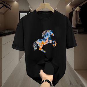 2026 New Unisex Short Sleeve <strong>T</strong> <strong>Shirt</strong> Summer Hong Kong Japanese Style White Trendy Versatile Casual Daily Tops - Product Image 2